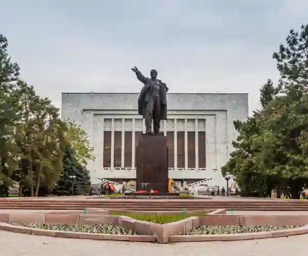 Lenin-monumentet i Bishkek