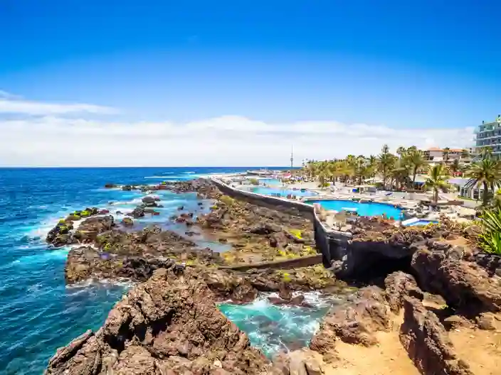 Havvandsbassiner, Puerto de la Cruz