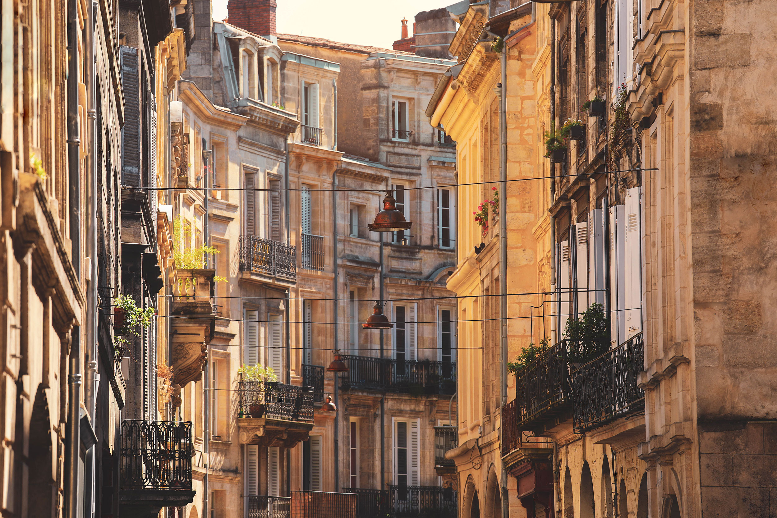 Den gamle bydel i Bordeaux