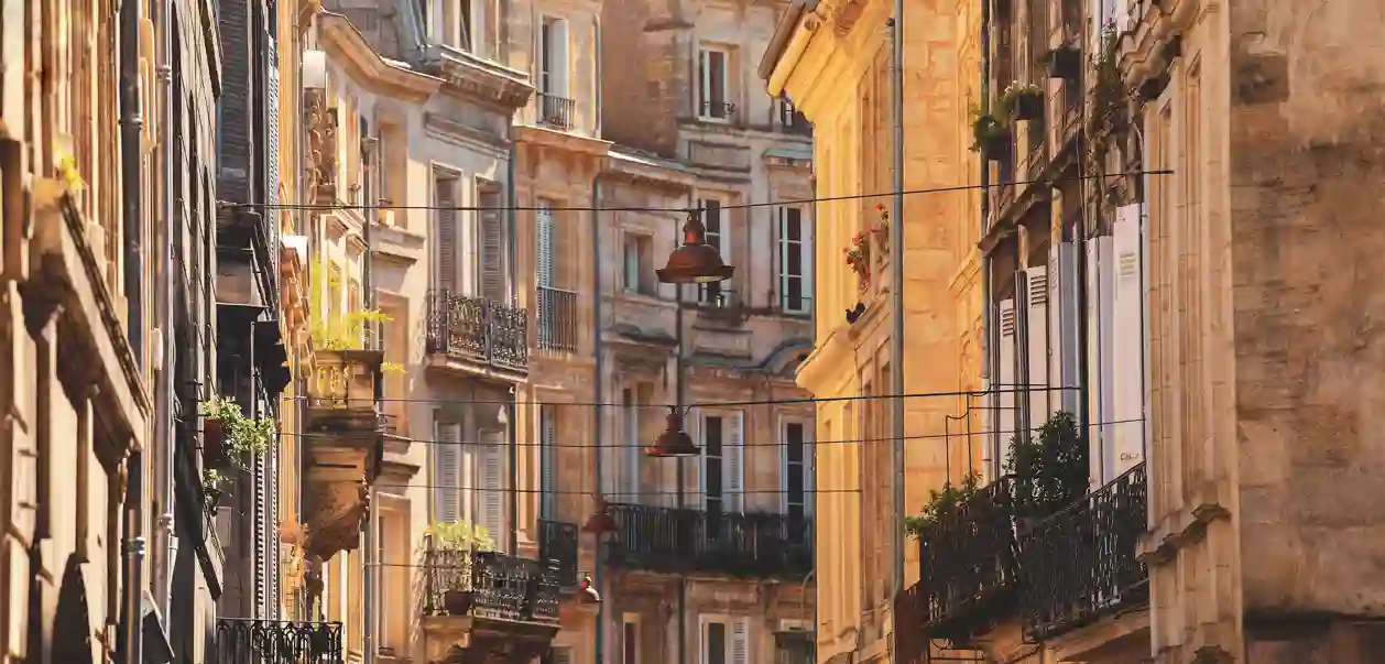 Den gamle bydel i Bordeaux