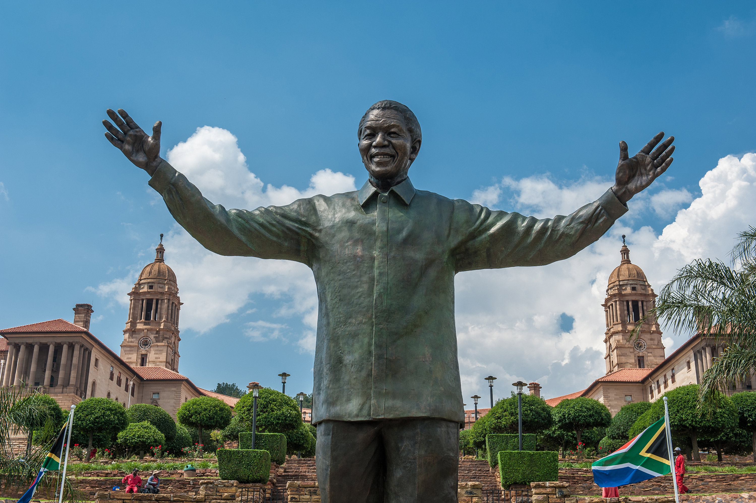 Statue av Nelson Mandela