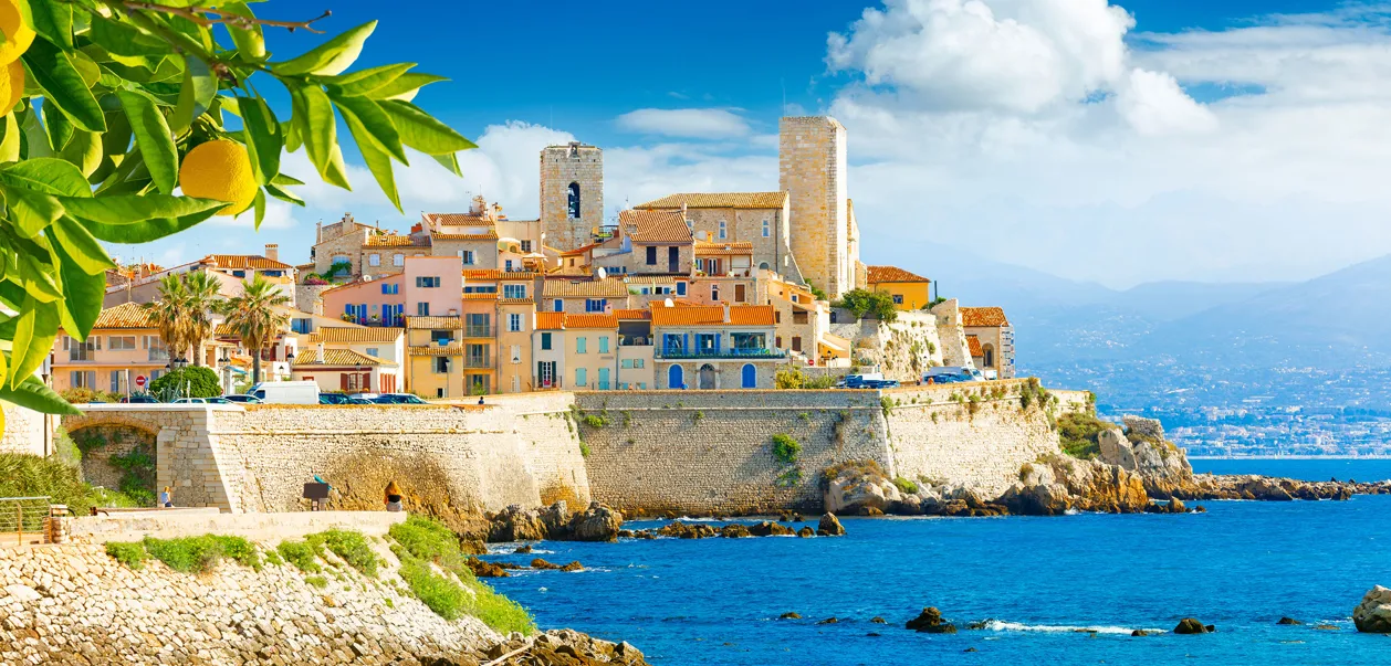 Skøn udsigt ved Antibes