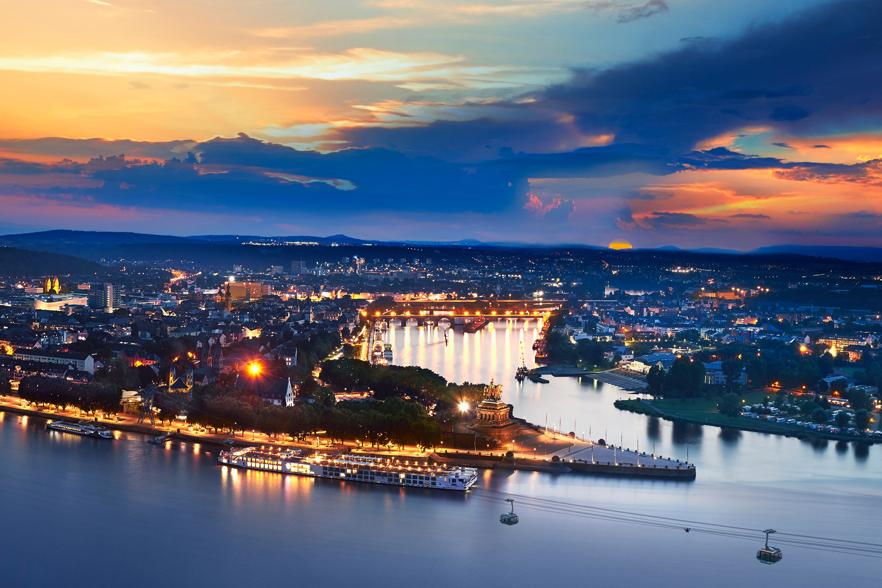 Deutches Eck (Det tyske hjørnet) i Koblenz