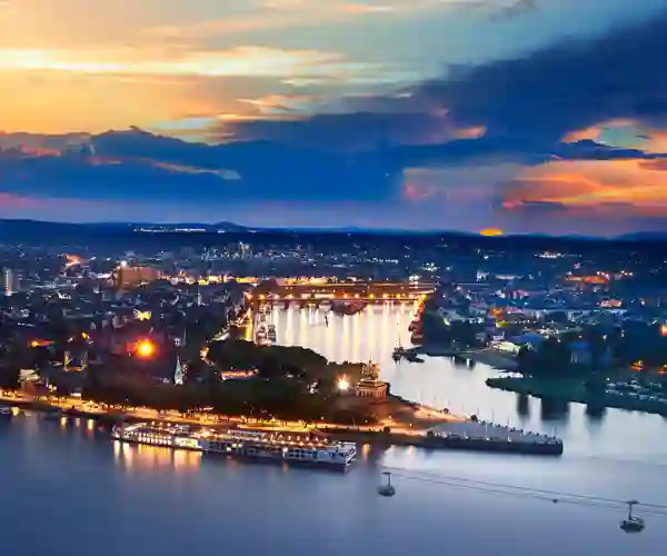 Deutches Eck (Det tyske hjørnet) i Koblenz