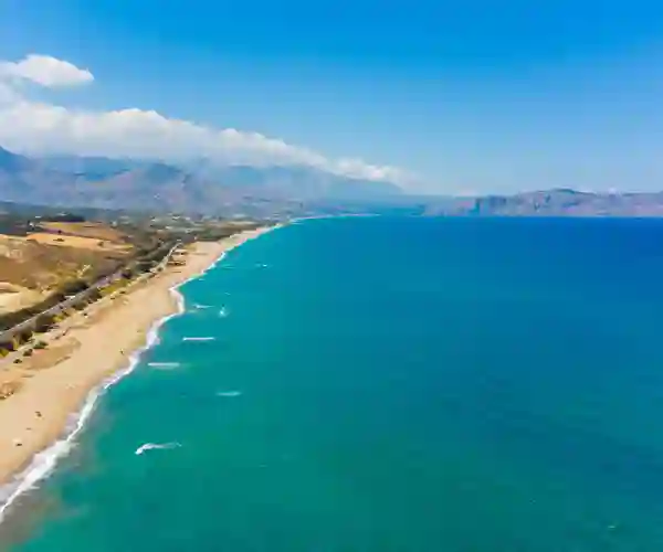Stranden i Rethymnon