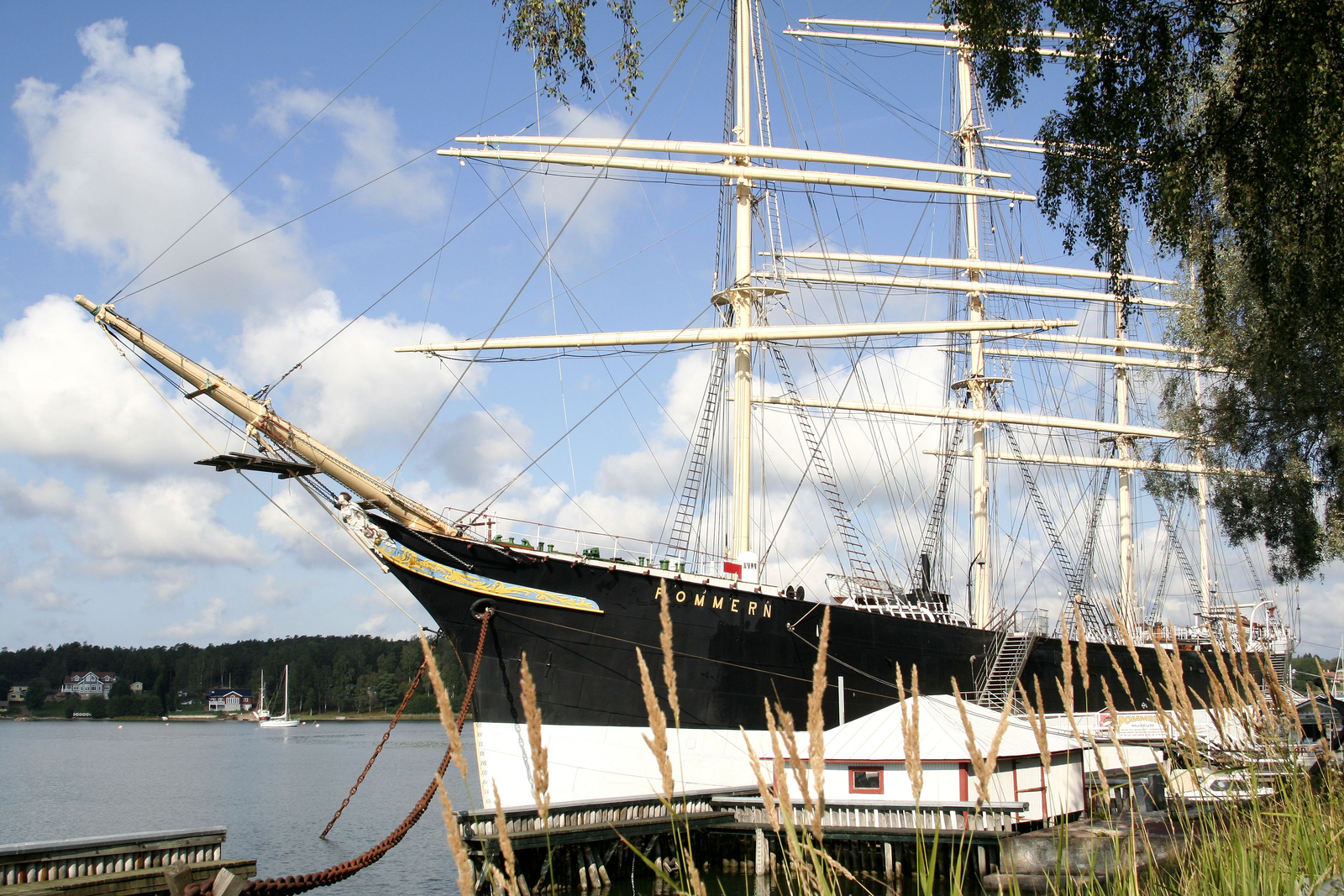 Skeppet Pommern, Mariehamn