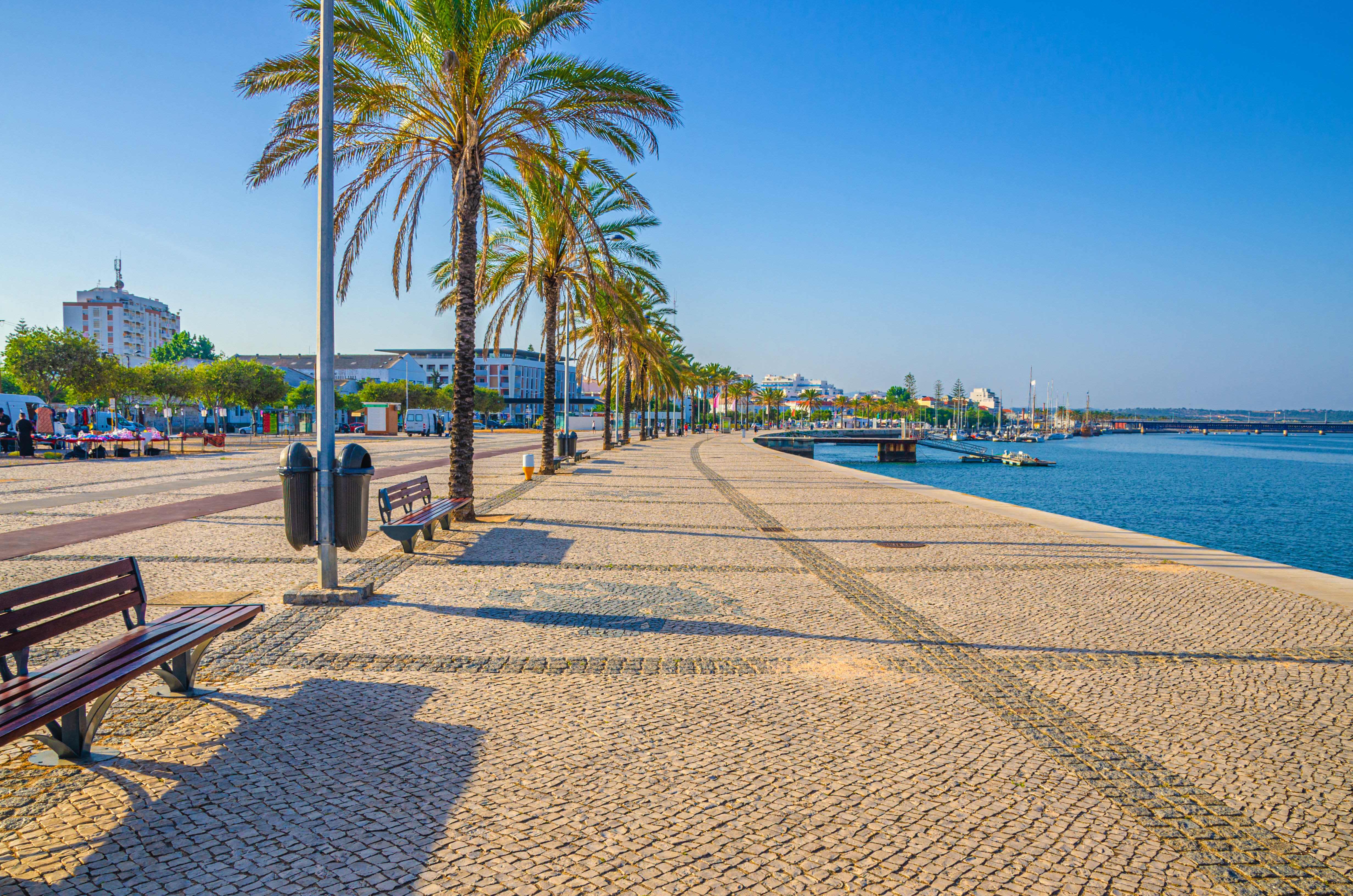Strandpromenaden i Portimao