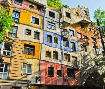 Hundertwasser-huset, Wien