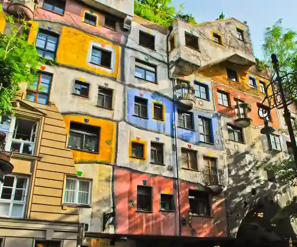 Hundertwasser-huset, Wien
