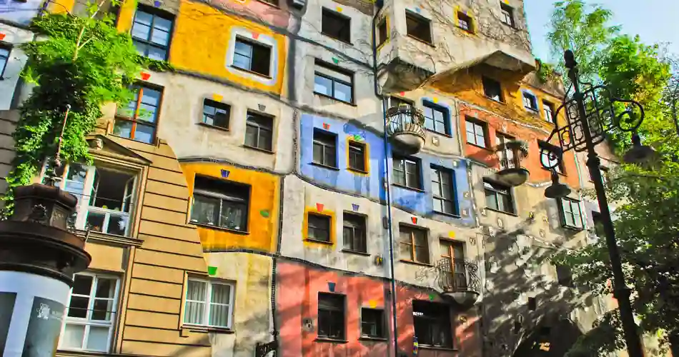 Hundertwasser-huset, Wien