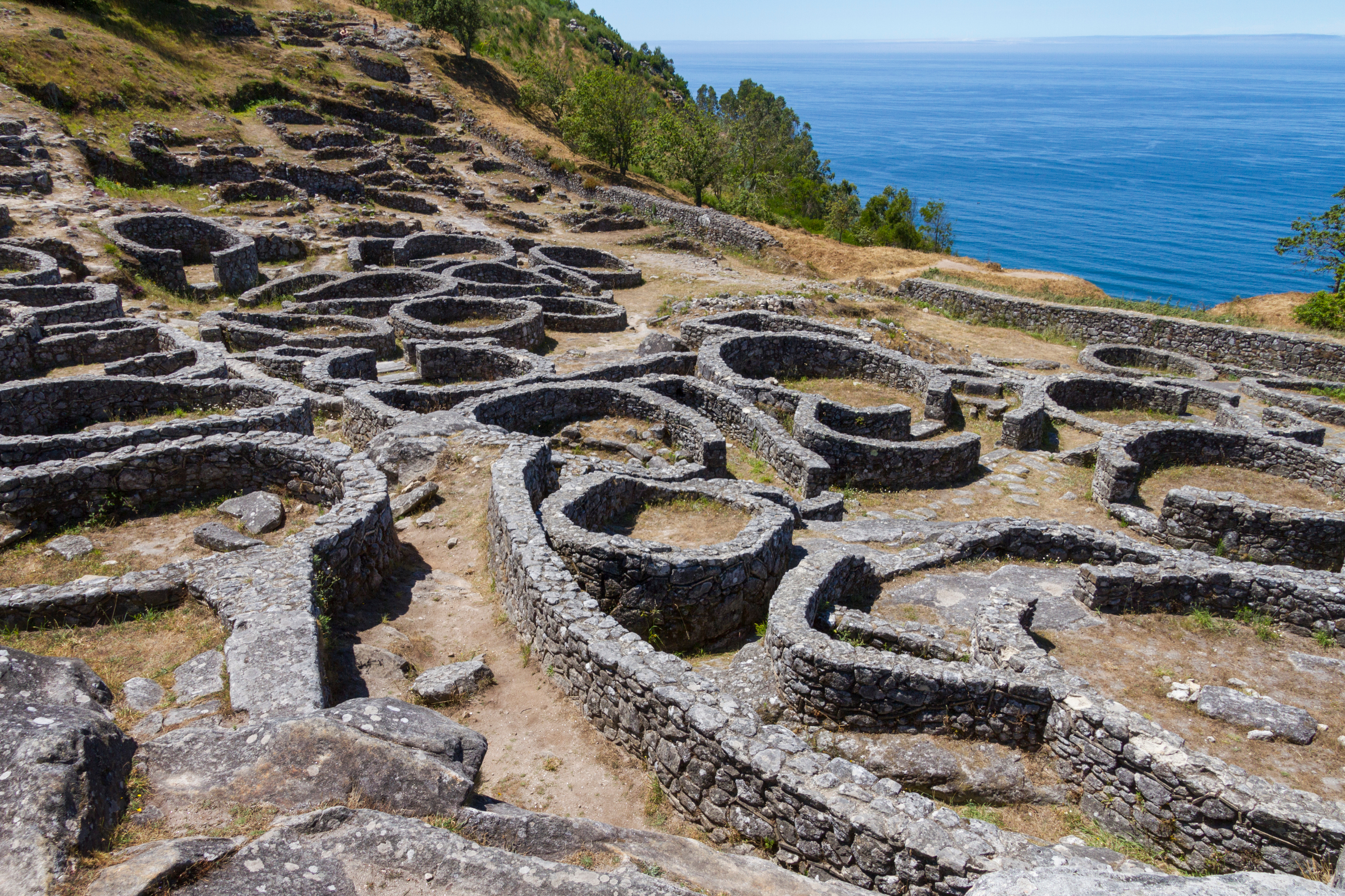 Castro de Santa Trega, Keltiske Ruiner