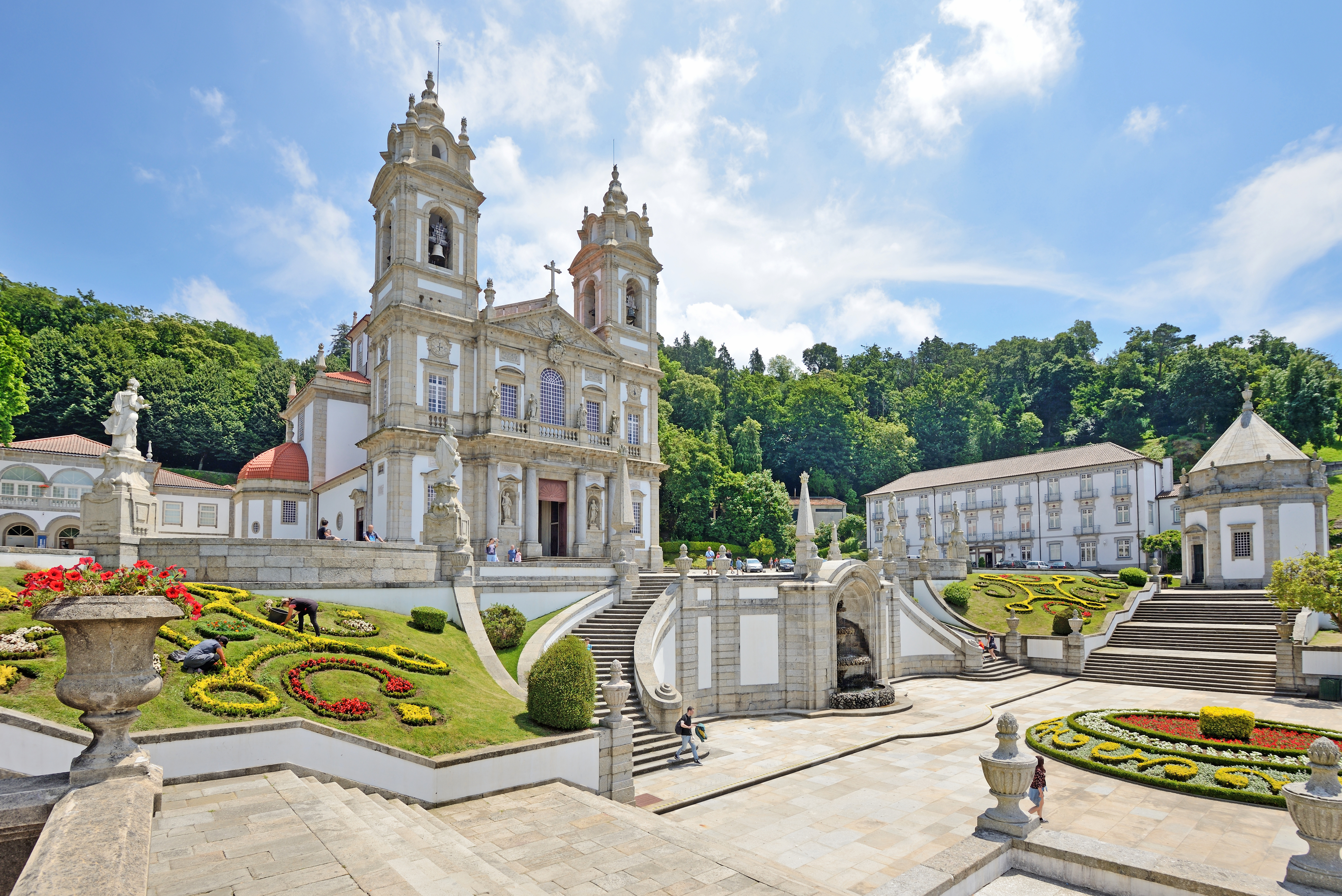 Pilgrimskirken Bom Jesus do Monte ved Braga