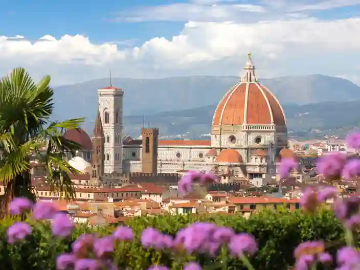 Vacker vy över Florens