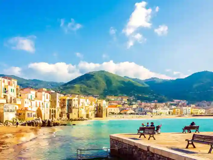 Malerisk udsigt i Cefalú