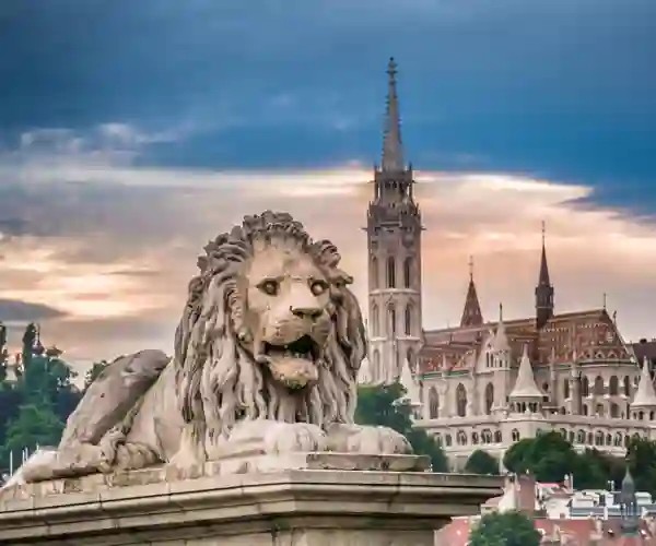 Széchenyi bro i Budapest, Ungarn