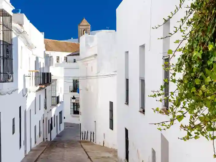 Smalle gader i Vejer de la Frontera