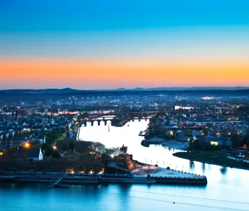 Deutches Eck (Det tyske hjørnet) i Koblenz