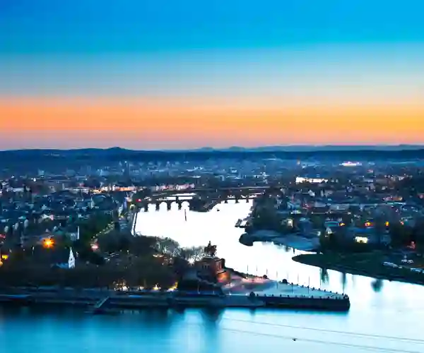 Deutches Eck (Det tyske hjørnet) i Koblenz