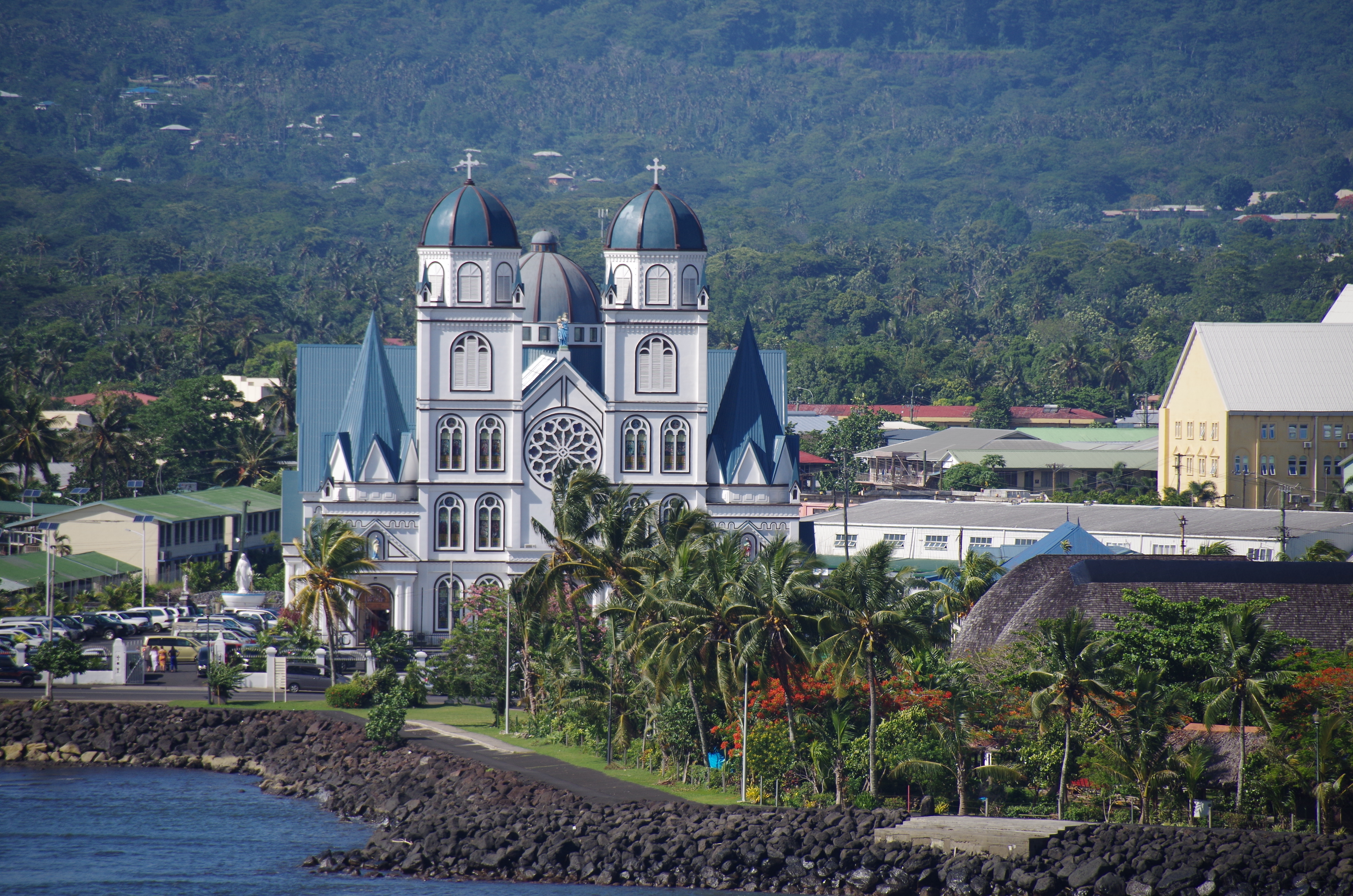 Kyrka i Apia på Samoa