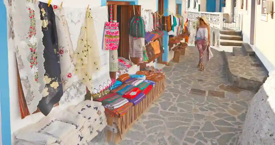 Lokale butikker i Grækenland