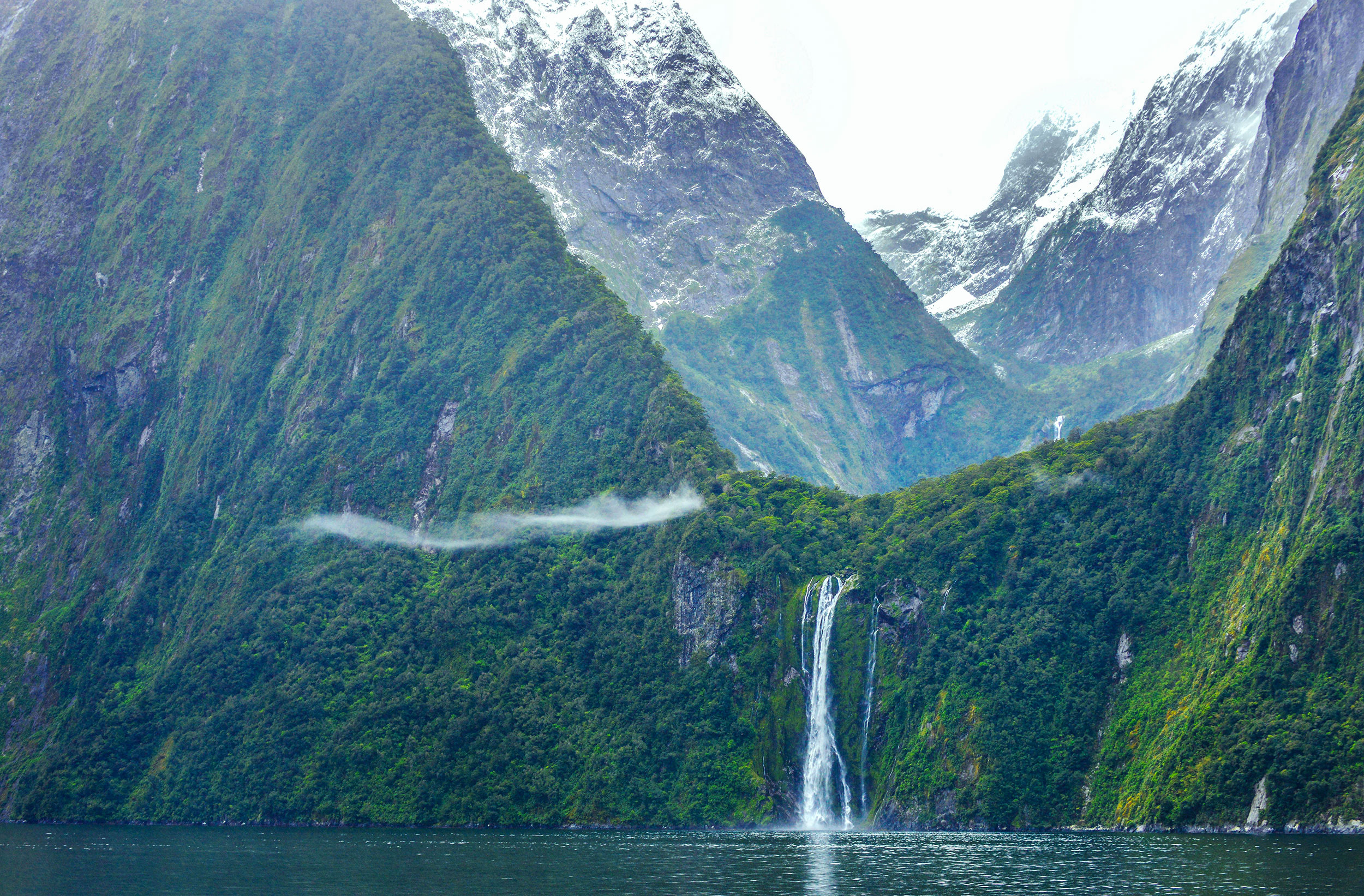 Bowen Falls i Milford Sound