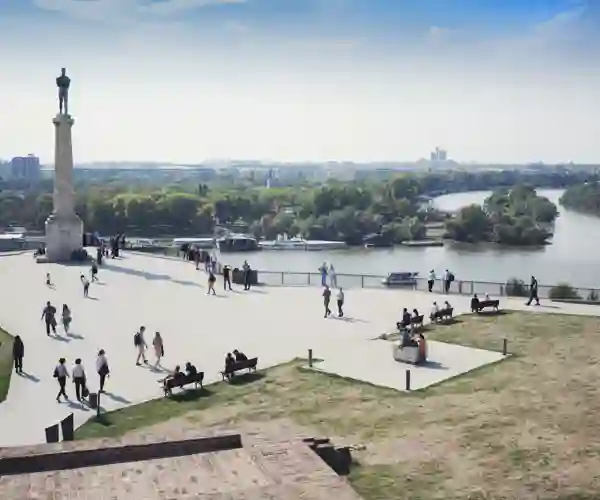 Kalemegdan-festningen i Beograd