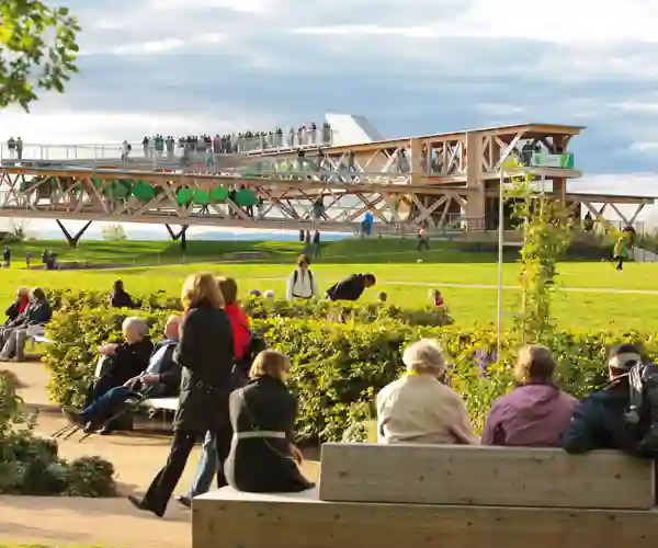 Ehrenbreitstein festning i Koblenz