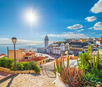 Byen Candelaria på Tenerife