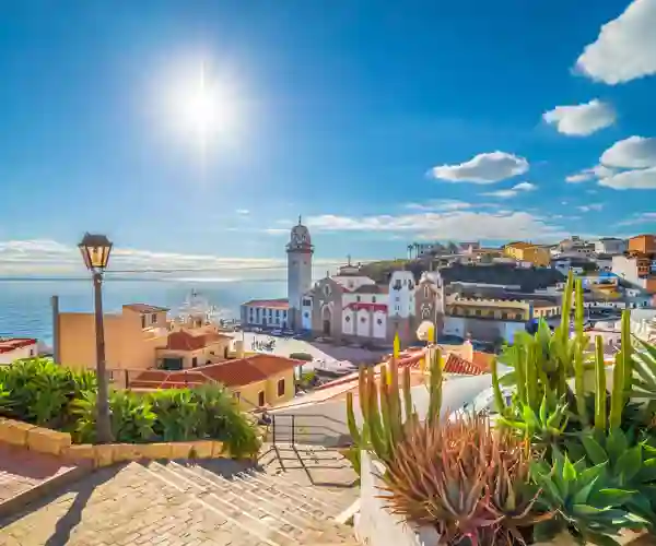 Byen Candelaria på Tenerife