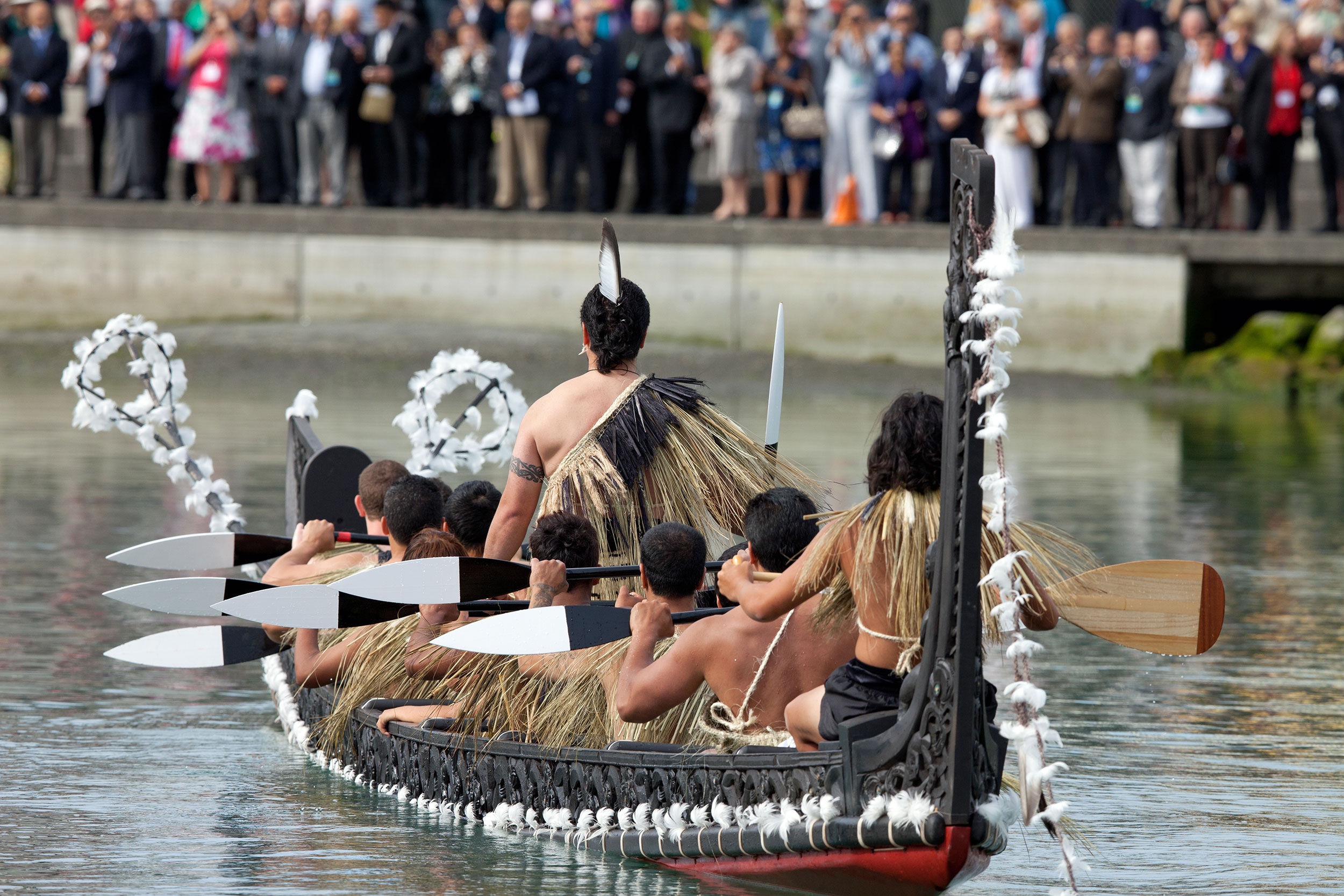 Traditionel Maori kano