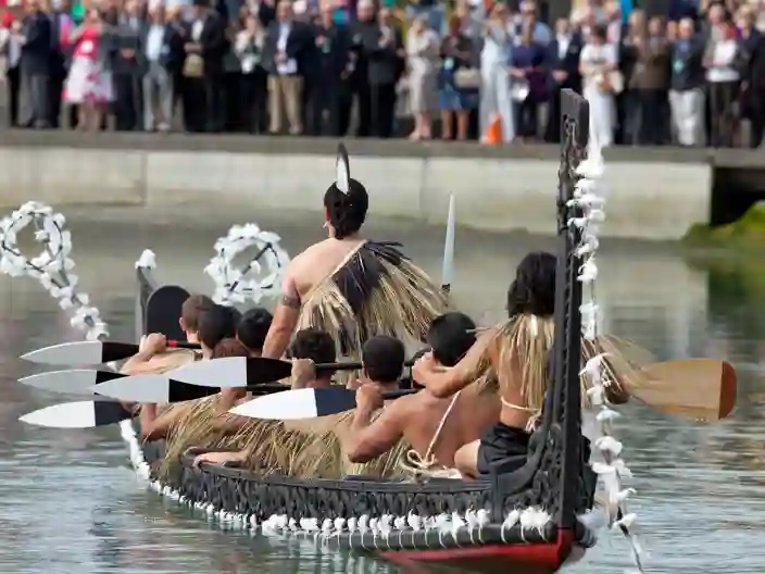 Traditionel Maori kano