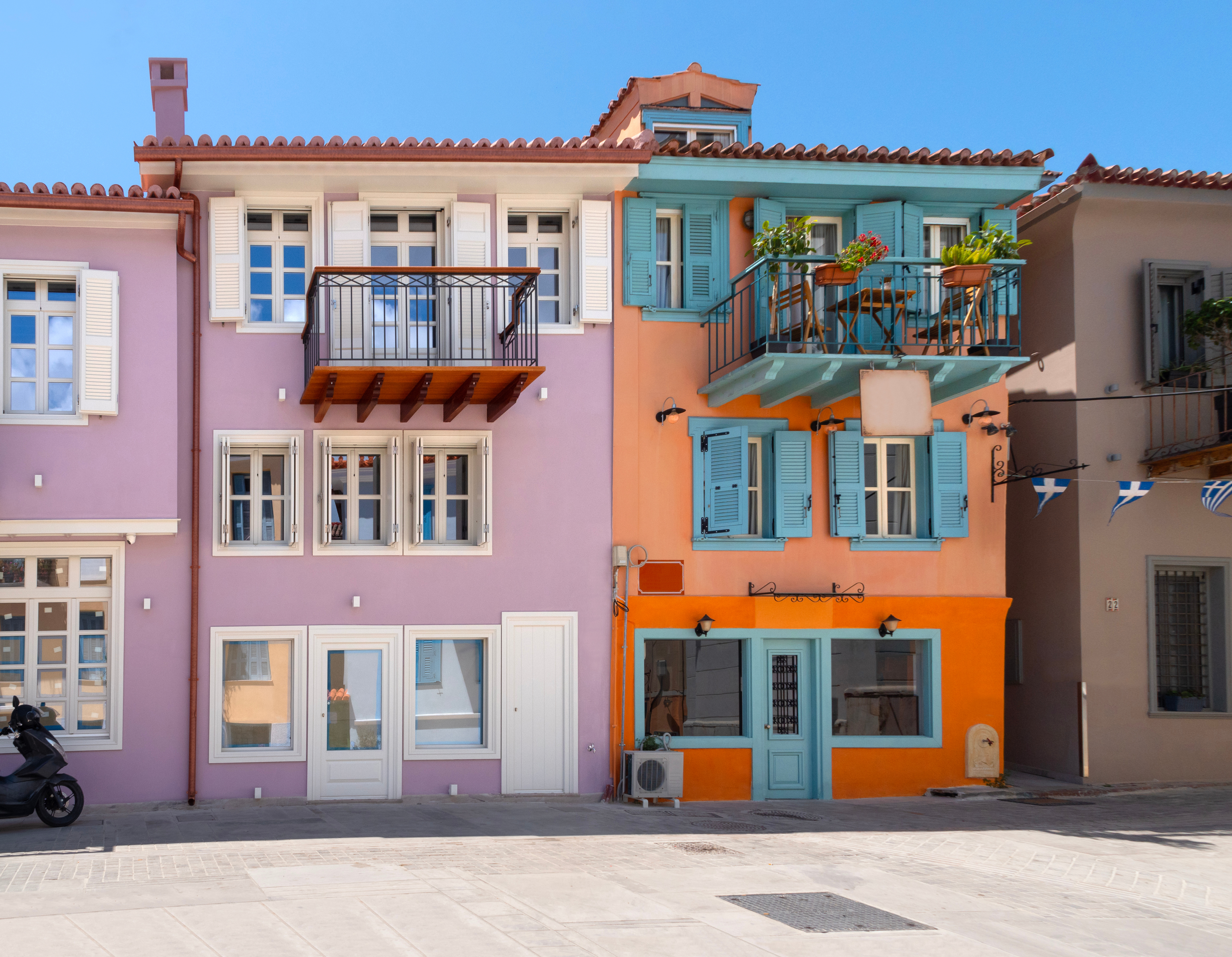 Typiske huse i Nafplion