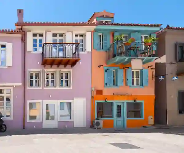 Typiske huse i Nafplion