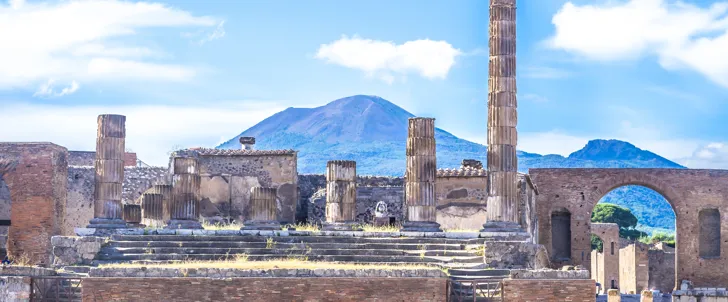 Pompeji og Vesuv
