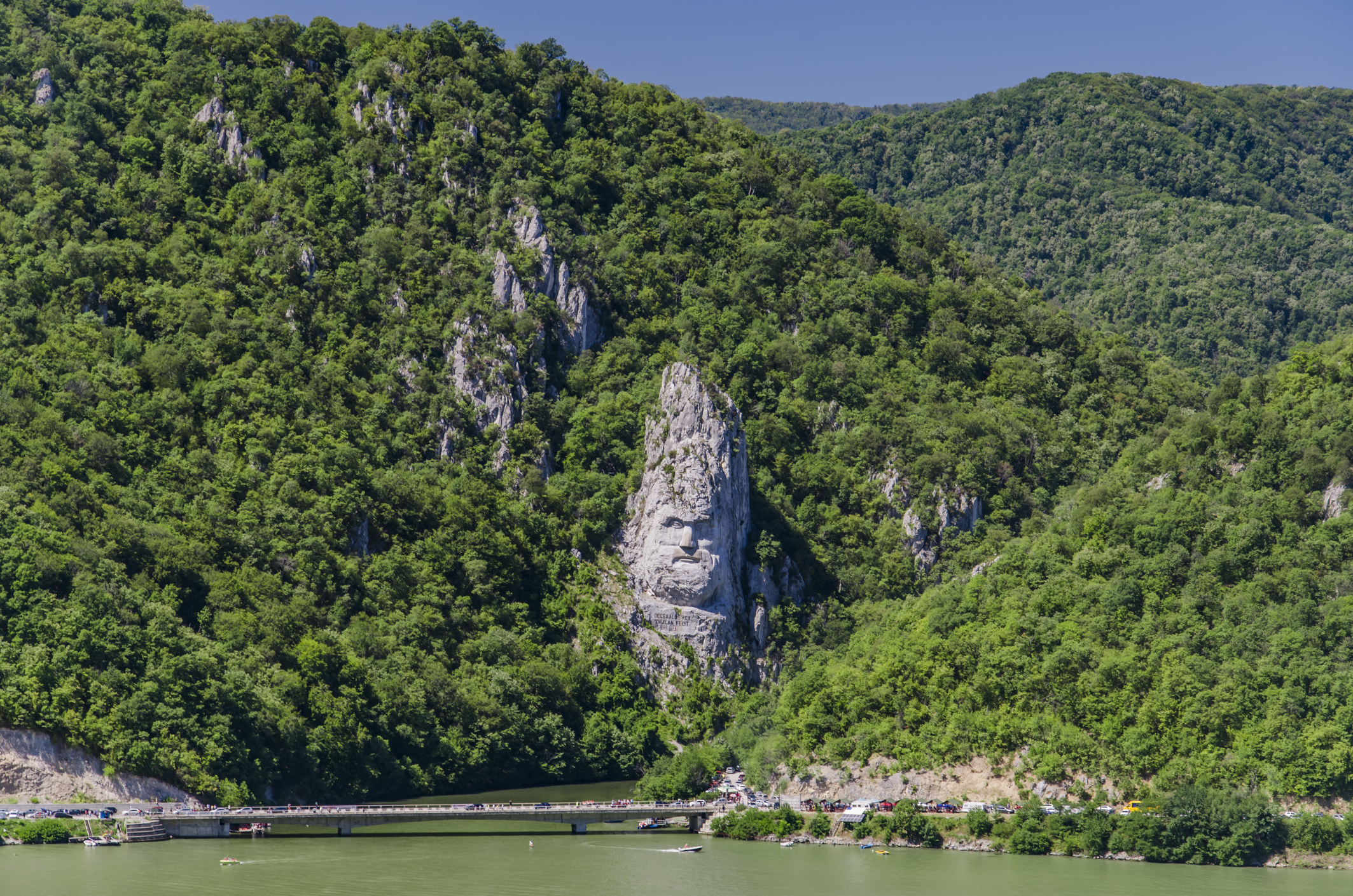 Statue av Kong Decebalus