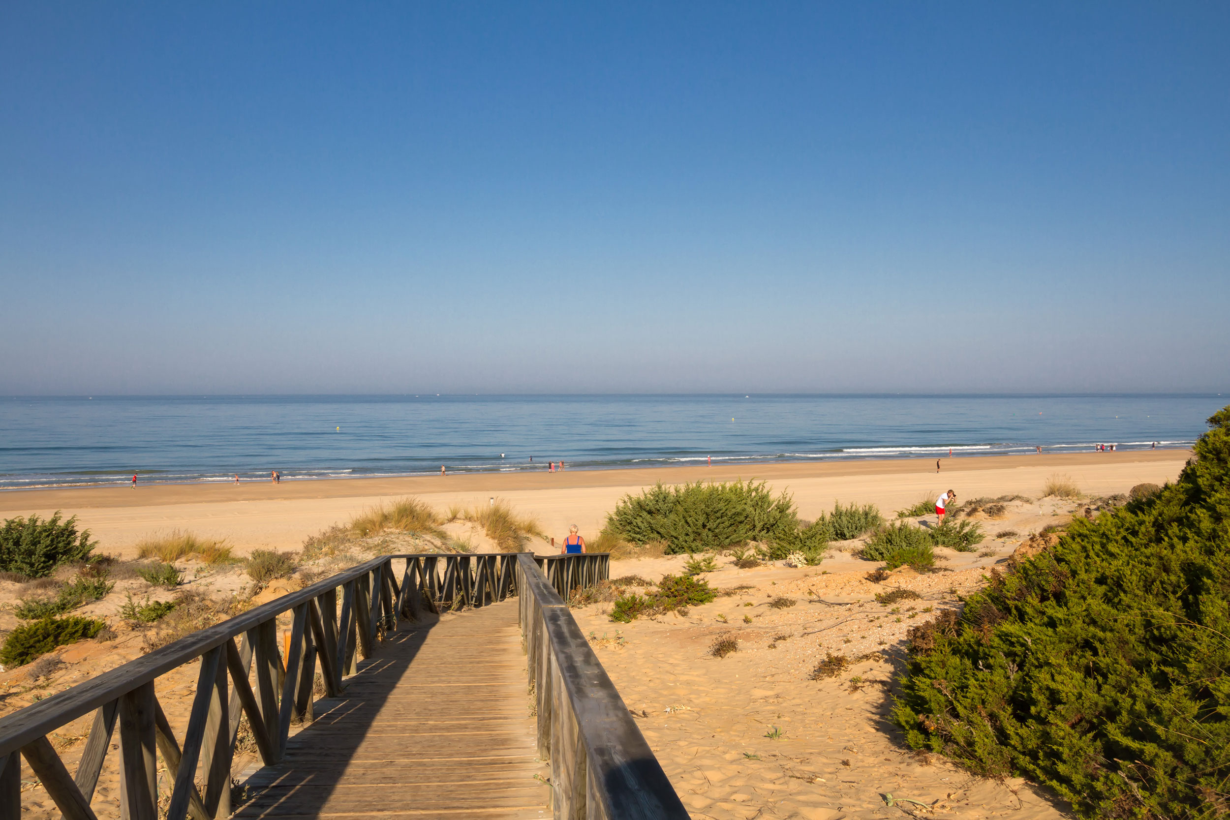 La Barrosa-stranden ved Novo Sancti Petri