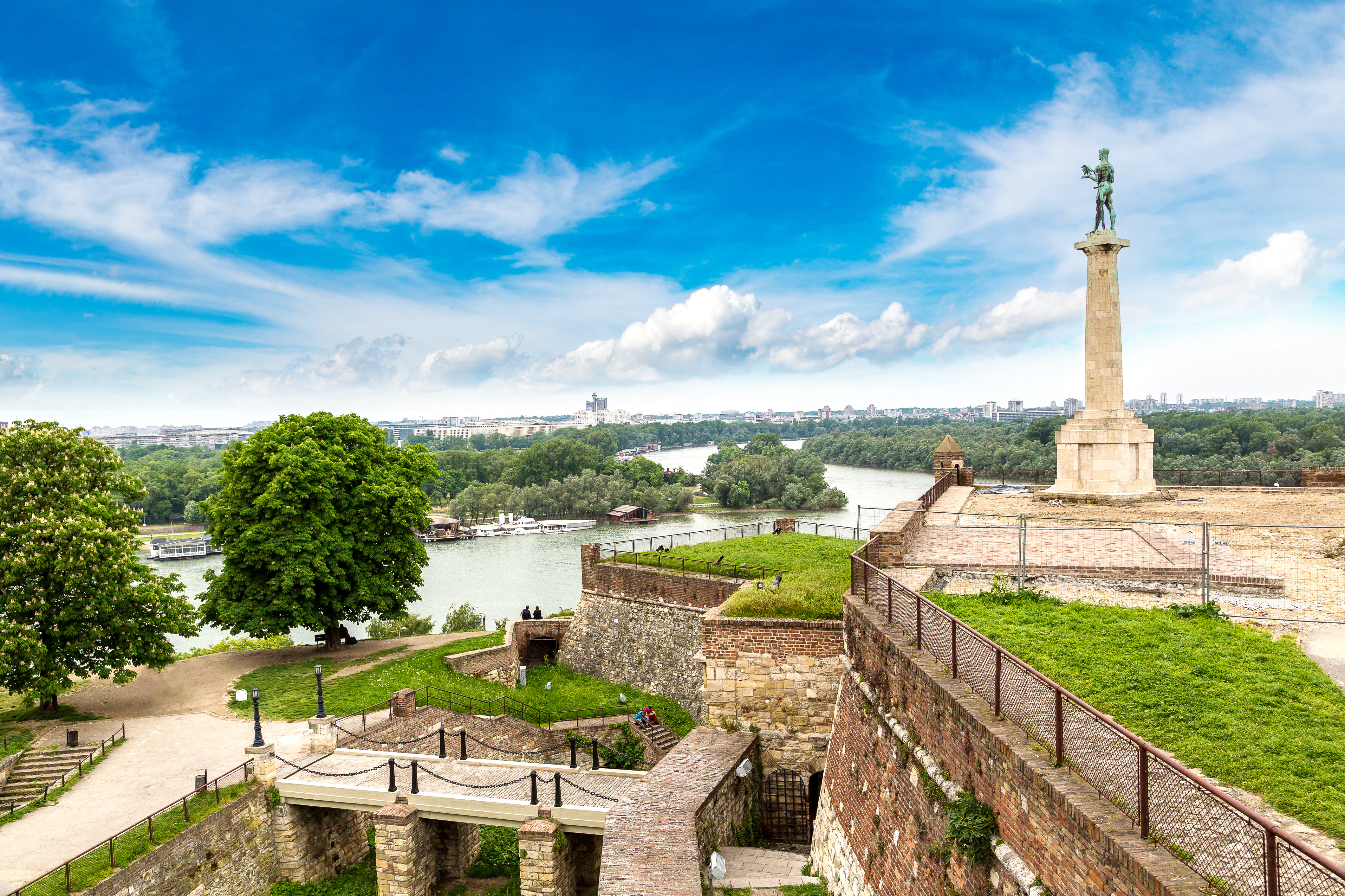 Kalemegdan-festningen i Beograd