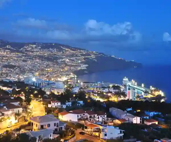 Udsigt ud over Funchal