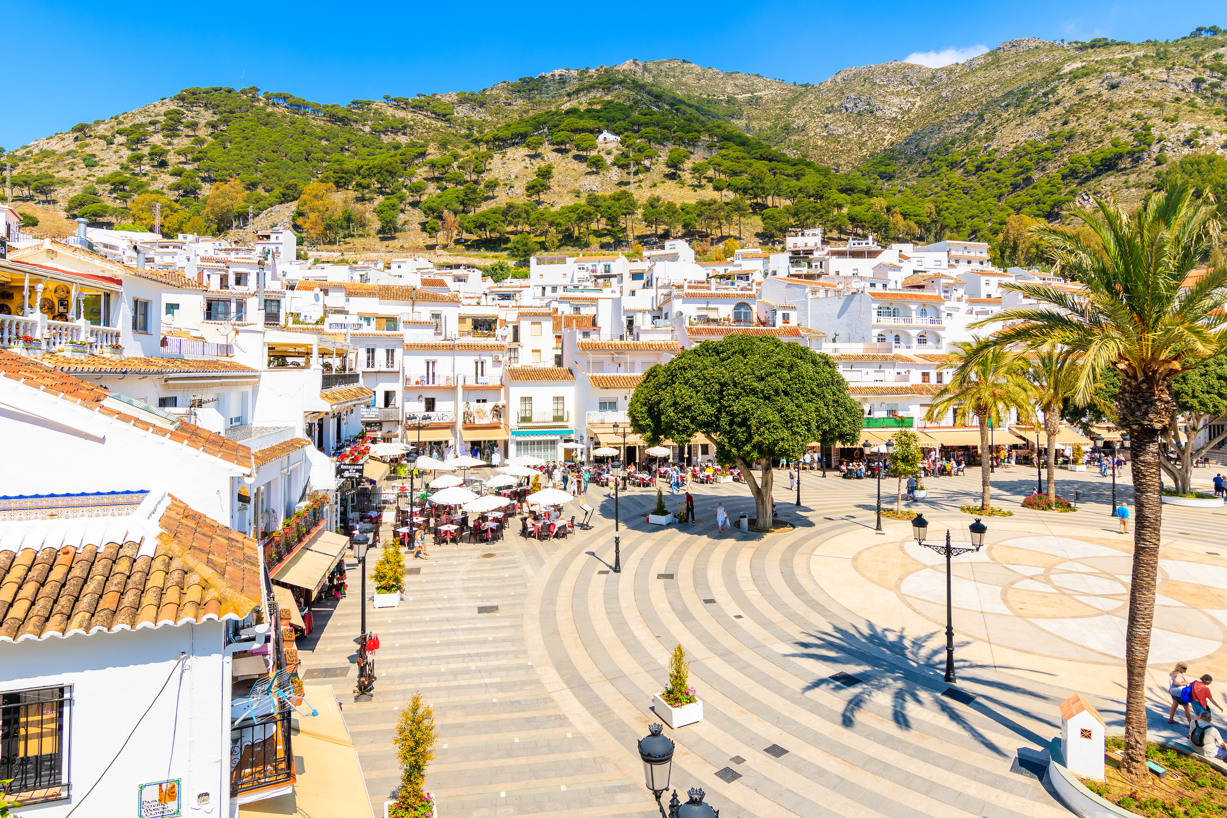 Torget i Mijas Pueblo