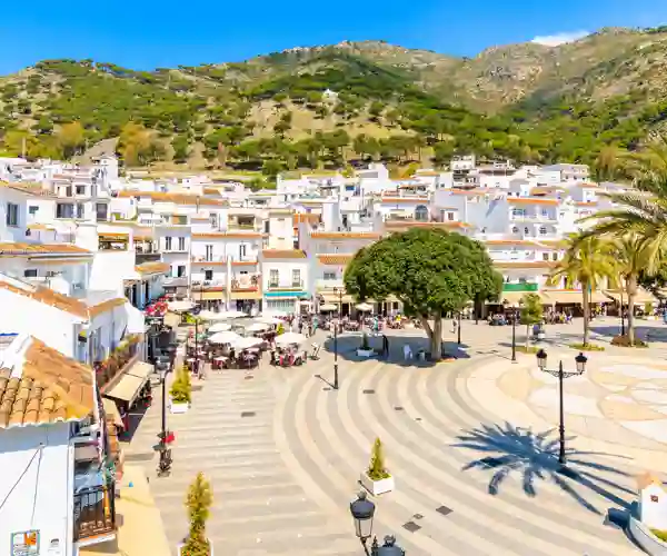 Torget i Mijas Pueblo