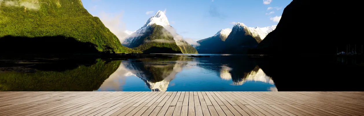 Fiordland national park Nya Zeeland