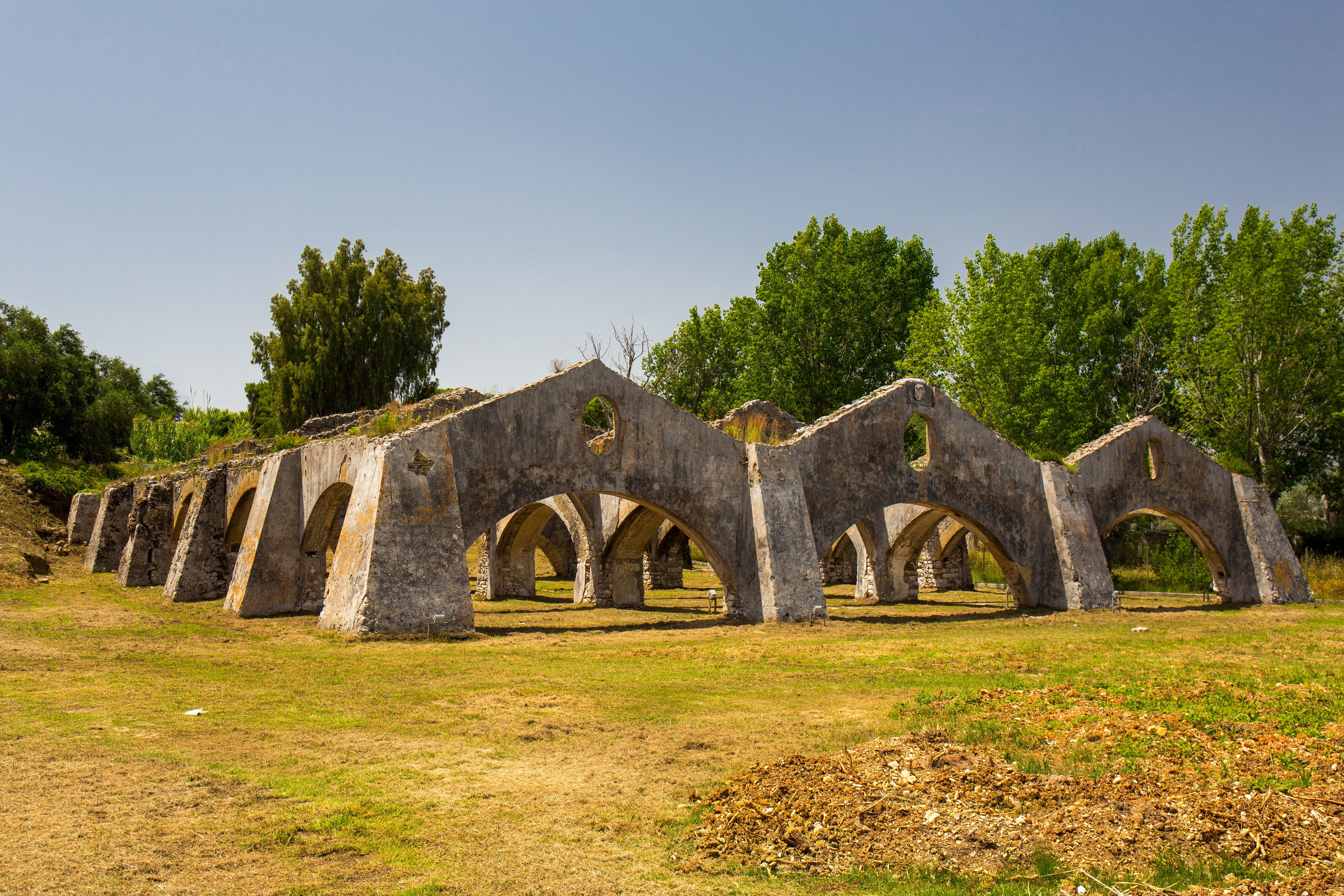 Det venetianske skipsverftet i Gouvia