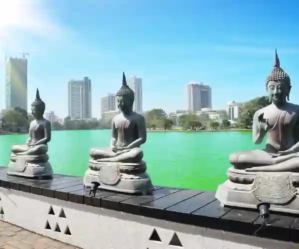 Gangarama tempel i Sri Lanka