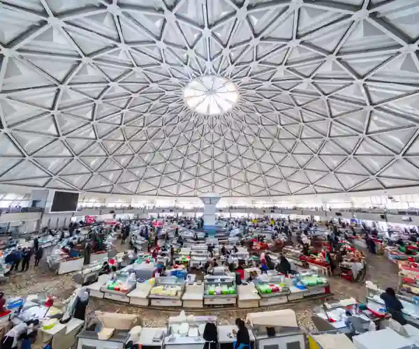 Chorsu Bazaar i Tasjkent