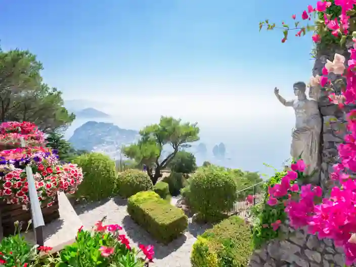 Udsigtspunkt på Capri