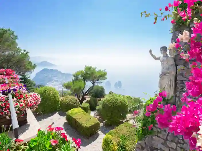 Udsigtspunkt på Capri