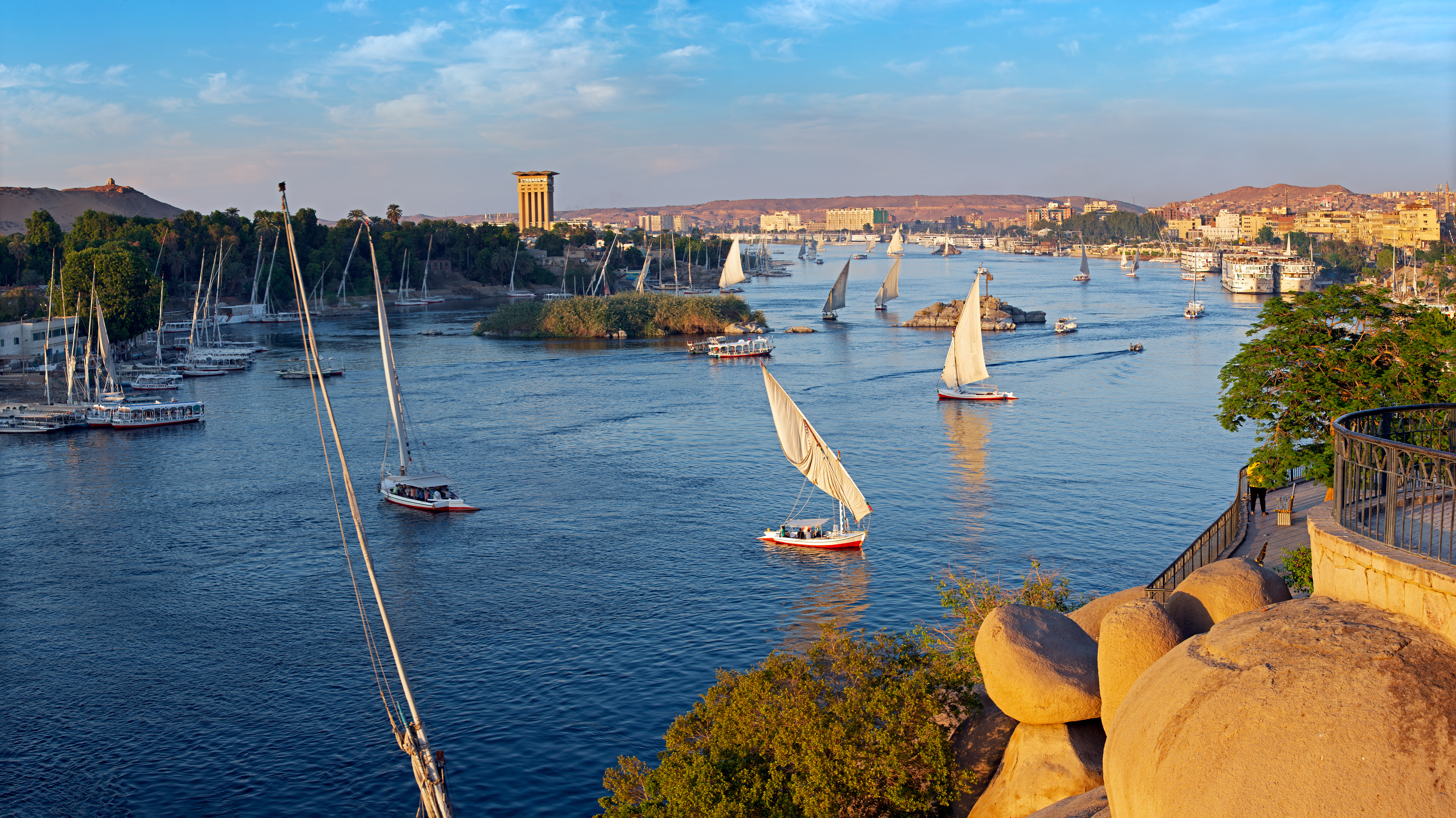 Nilen ved Aswan