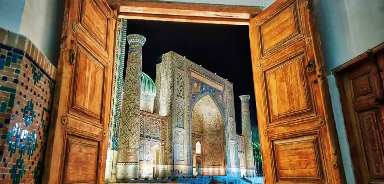 Registan-plassen i Samarkand