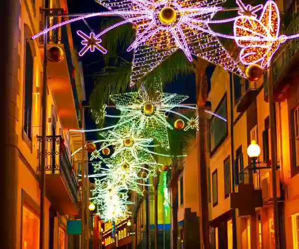 Julepyntet i Funchal