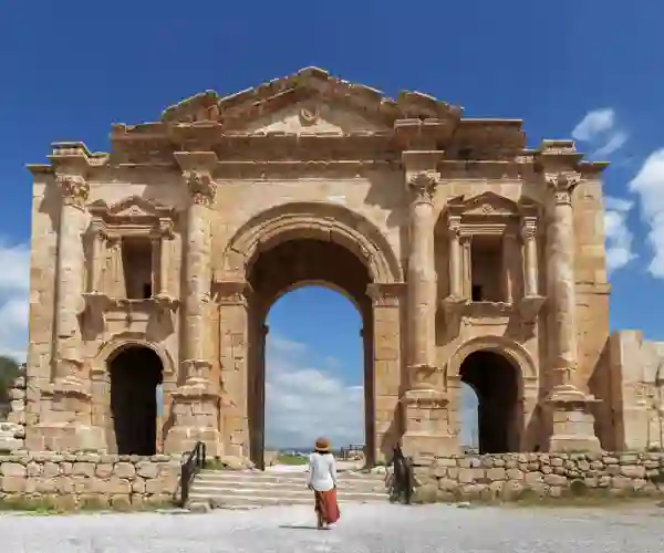 Hadrians arch i Jerash